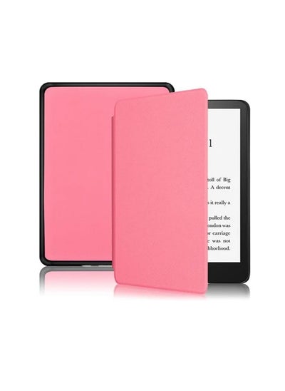 اشتري Case Compatible for Kindle 11th 6 Inch 2022 - PU Leather Smart Cover with Auto Wake/Sleep .(NOT Fits Kindle Paperwhite or Kindle Oasis) (Pink) في مصر