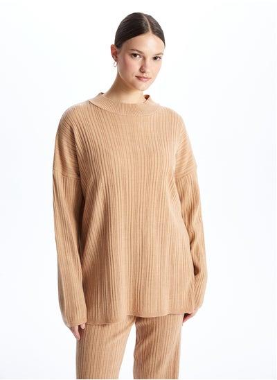 اشتري Half Turtleneck Regular Long Sleeve Women's Tricot Tunic في مصر