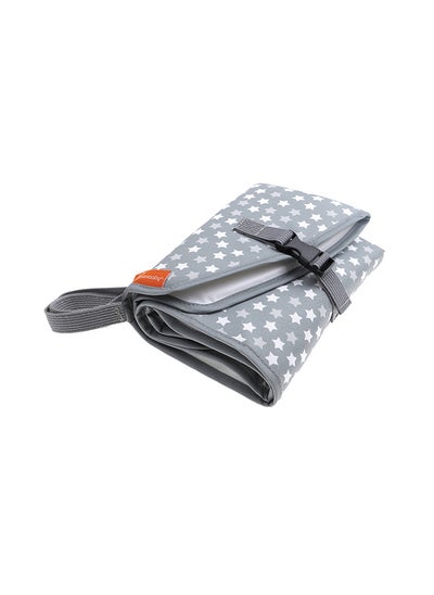 Buy On-the-Go Portable Baby Changing Mat - Grey Stars in UAE