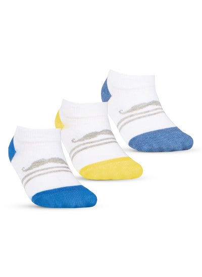 Buy Baby Pack of 3 Lycra Ankle Socks in Egypt