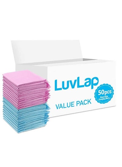 Buy Disposable Changing Mats, 50 Counts, Soft Waterproof Mat, Portable Leak Proof Changing Mat, New Mom Leak-Proof Under pad, Mattress Table Protector Pad in UAE