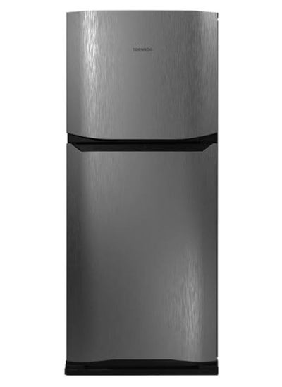 Buy TORNADO Refrigerator No Frost 355 Liter Dark Stainless RF-40FT-DST in Egypt