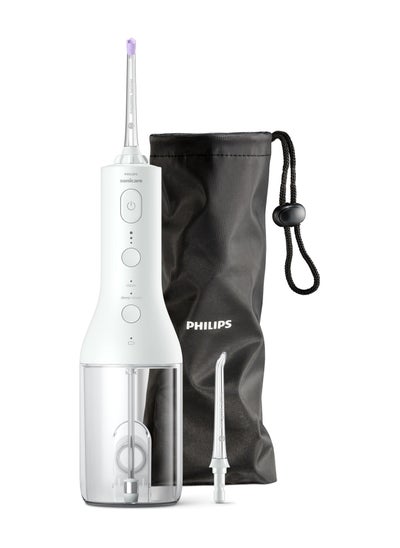 Buy Philips Sonicare Cordless Power Flosser 3000, White HX3806/31 Certified UAE 3 Pin in UAE