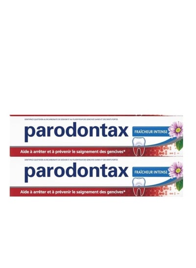 Buy Pack Of 2 Parodontax Toothpaste Intense Freshness 75ml in Saudi Arabia