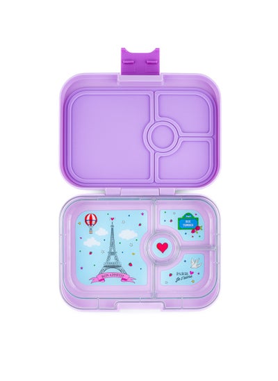 Buy Bento Lunch Box Original 4 Compartment Leak Proof - BPF Free - Lulu Purple in Saudi Arabia