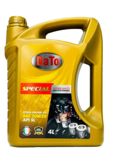 Buy DaTo SPECIAL - Fully Synthetic Recreational Engine Oil SL20W50  4L in UAE