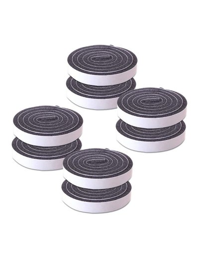 Buy Door Sealer 8-Piece Sound Noice Proof with Sealing Thick Foam Tape for Seal in UAE
