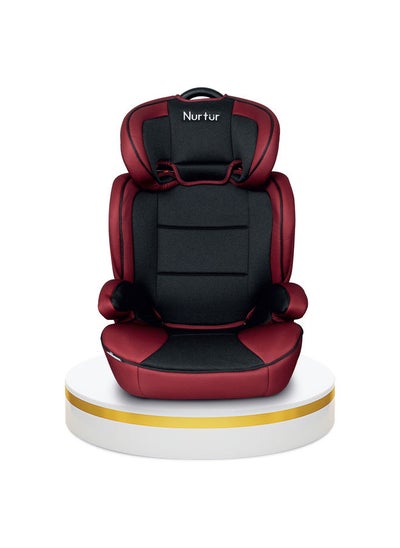 Buy 3-In-1 Jupiter Baby/Kids Car Seat, Booster Seat With Adjustable Backrest Extra Protection, 5 Point Safety Harness, 3 To 12 Years, 15 - 36 Kg (Official Nurtur Product) in UAE