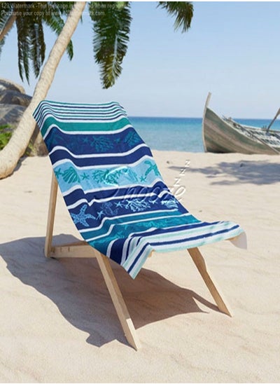 اشتري Snooze Beach towel, 170*90 cm, deep sea design في مصر