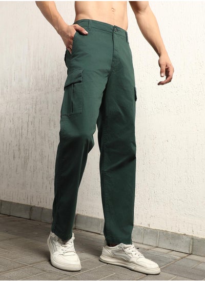 اشتري Men Loose Fit Cotton Cargos في الامارات