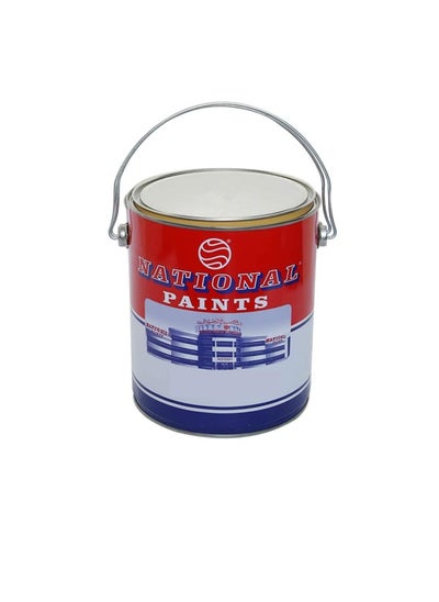 Buy NATIONAL PAINTS- NC Topcoat black matt 3.6 L in UAE