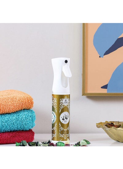 Buy Hamidi Luxury Air Freshener Lulu 320 ml Aromatic Fabric Spray Fragrant Room Spray Odor Eliminator For Home Office Living Room in UAE