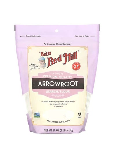 Buy Arrowroot Starch/Flour Gluten Free 16 oz 454 g in UAE