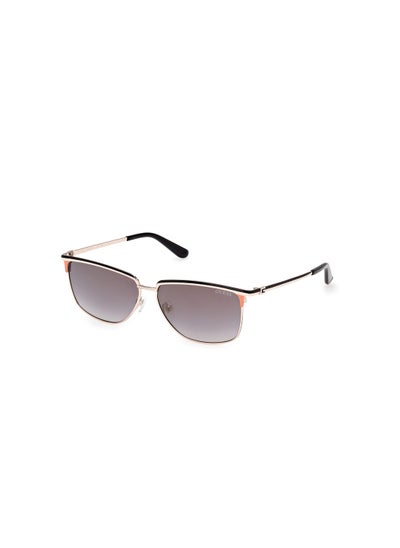 Buy Women's UV Protection Rectangular Shape Sunglasses - GU0013305C56 - Lens Size: 56 Mm - Shiny Deep Gold in Saudi Arabia