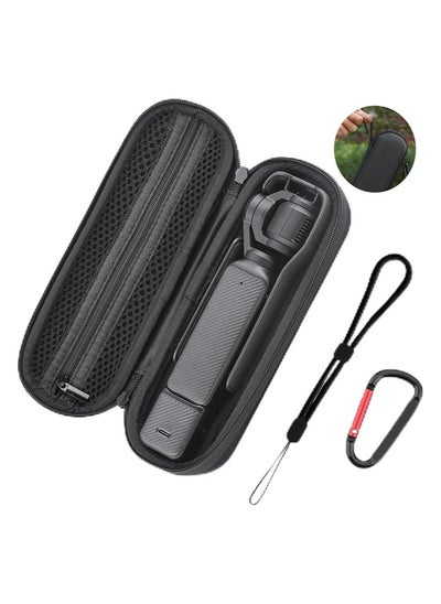 Buy Carrying Case for DJI OSMO Pocket 3, Portable Nylon Storage Bag,Pocket 3 Bag With Carabiner & Wrist Strap Accessories in Saudi Arabia