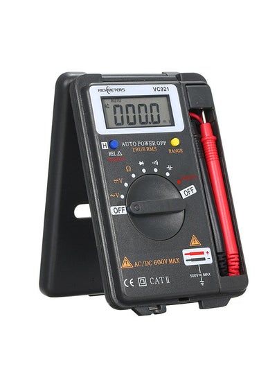 Buy RICHMETERS Handheld Mini  Digital Multimeter Multifunction 4000 Counts Multi Meter AC/DC Transistor Voltage Tester Ammeter Temperature Sensor Test Probe VC921 in Saudi Arabia