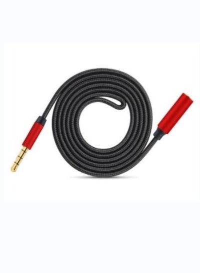 Buy Audio extension cable 3.5mm male and female connector audio cable 2m long in Saudi Arabia