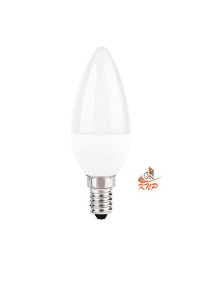 Buy E14 7W LED GLS Frosted Candle Bulb 3000K in UAE