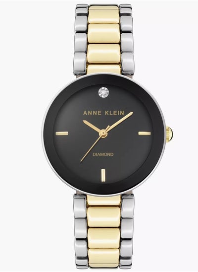 اشتري Anne Klein Womens Quartz Watch  Analog Display and Strap AK1363BKTT في الامارات