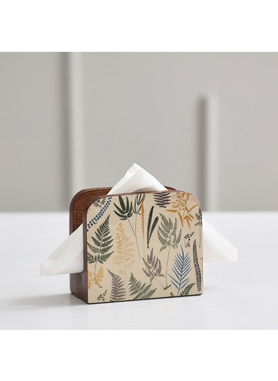 Buy Botanica Wooden Tissue Holder 25x8x14 cm in Saudi Arabia