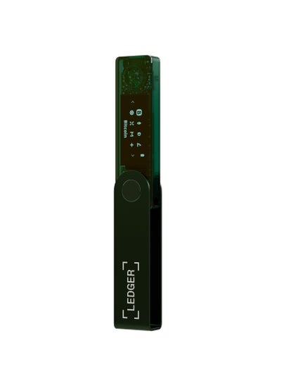 اشتري Nano X Hardware Wallet | Safest Crypto & NFT Cold Storage, Big Screen + Wireless Bluetooth & Type-C Connectivity, 5000+ Coins Supported, for iOS & Android, MacOS & Windows - Emerald Green في الامارات