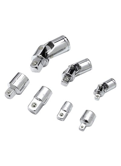 Buy 7-Piece Performance Tool Universal Joint and Adapter Set Silver 22.098 x 11.43 x 2.54 cm W30935 in Saudi Arabia