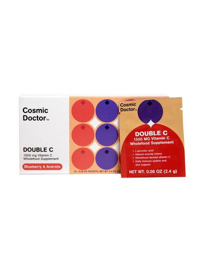 Buy Double C Vitamin C 1500 Mg 30 Sachets 72 Gm in UAE