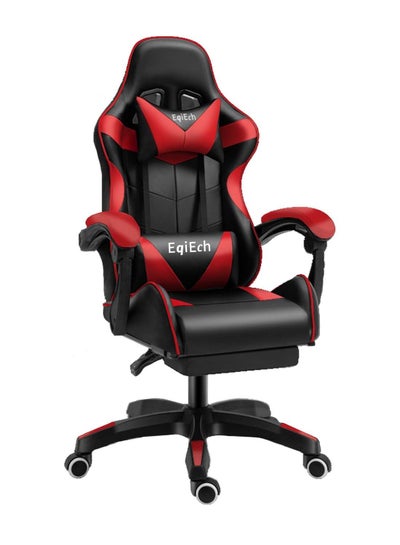 Buy Ergonomic Design Gaming Chair Computer Chair With Footrest And Lumbar Support Height Adjustable Game Chair With 360° Swivel Seat And Headrest Armrest For Office Or Gaming in Saudi Arabia