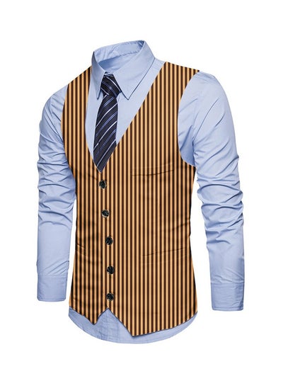 Buy New Fashionable Personalized Printed Men's Suit Vest in UAE