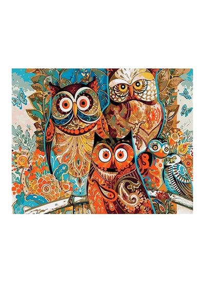 Buy DIY Oil Painting Paint by Number Kit lovely Little Owl Animal Modular for Adult Kids Home Living Room Decorative Painting and Gifts No Frame (16x20 inch) in Saudi Arabia