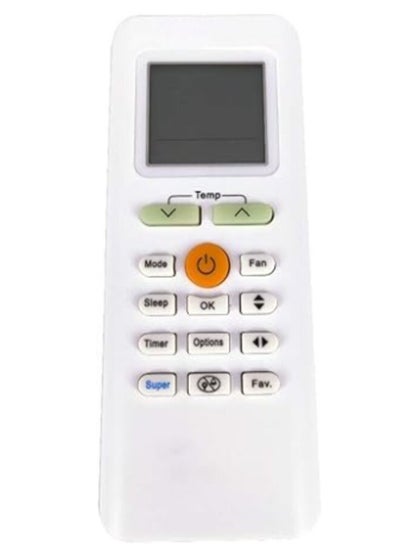 اشتري AC Remote Control Replacement for Midea Air Conditioner Remote Control for RG70E/BGEF RG70C/BGEF RG70E1/bgef في السعودية