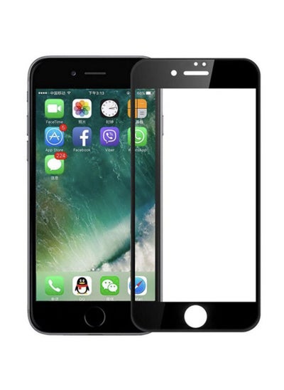 Buy Tempered Glass Screen Protector For Apple iphone SE 2022 Black in UAE