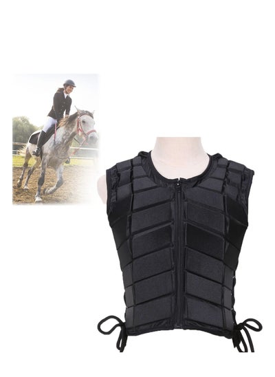 اشتري Horse Riding Vest, Equestrian Vest, Polyester Unisex Equestrian Protective Vest, Safety Equestrian Horse Riding Training Vest, Protective Body Protector Gear, for Kids Adult(Size:S) في السعودية