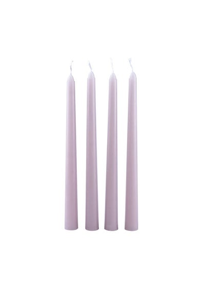 اشتري 4 -Piece Indulgence Fig Coriander Taper Candle Dia2X24cm في الامارات