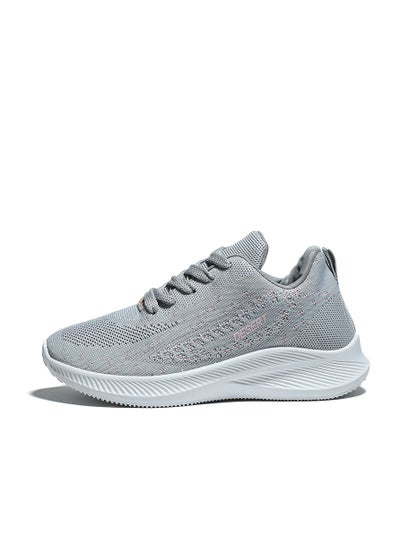 Buy Sportive Lace-Up Sneakers For Women - Grey in Egypt