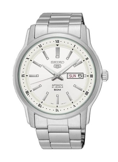 اشتري Automatic White Dial Stainless Steel Men's Watch SNKP09J1 في الامارات