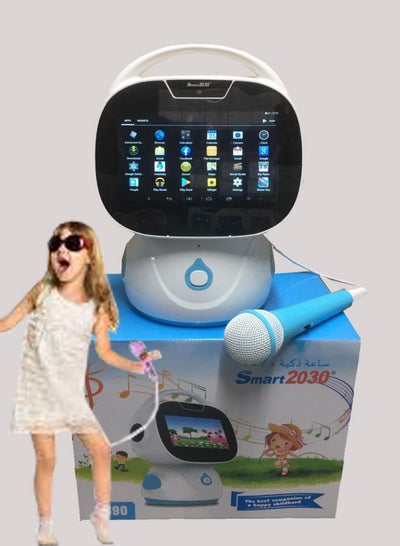 Buy Smart 2030 Robot Style B90 Tablet with Karaoke Mic in UAE