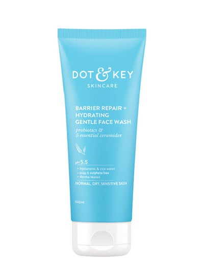 اشتري Barrier Repair Hydrating Gentle Face Wash With Probiotic, Hyaluronic, pH 5.5, Sulphate Free, 100ML في الامارات