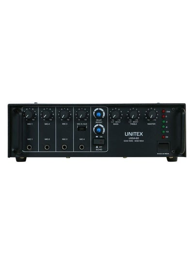 Buy Unitex USSA-60 Amplifier - Black Bluetooth and flash in Egypt
