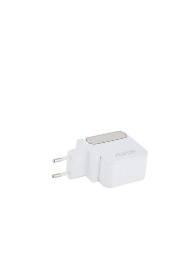Buy ASPOR A835 PDPlus QC FAST CHARGER - EU PIN  Plus TYPEC to Lightning PD CABLE - White in Egypt