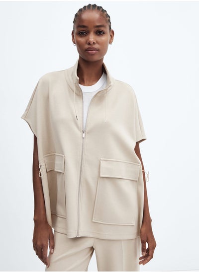 Buy Zip Through Pocket Detail Jacket in UAE