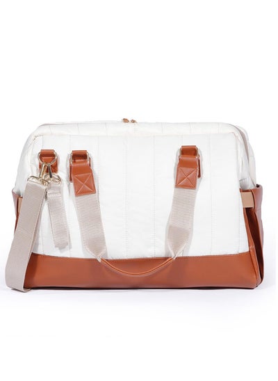 Buy Milk&Moo Diaper Bag Brown and Beige in UAE