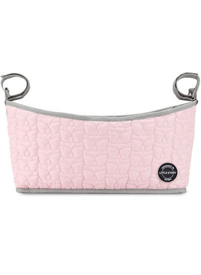 اشتري Premium Stroller Bag - Quilted - Pink في الامارات