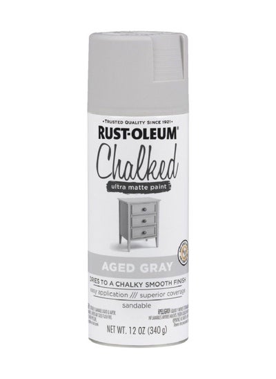 Buy Rustoeum 12Oz Aged Grey Chalk Spray Grey in UAE