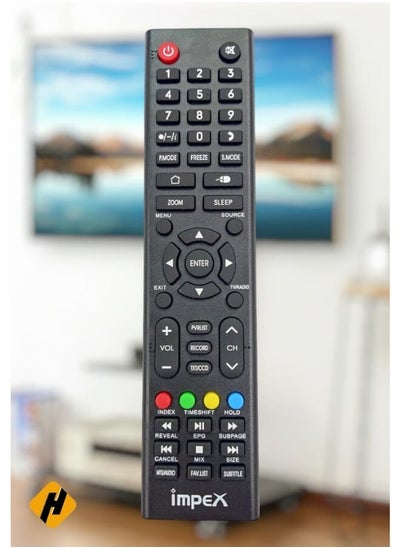 Buy Replaced Impex Smart Tv Lcd Led Remote Control in UAE