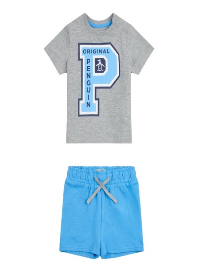 اشتري Penguin Boys Toddler Logo T Shirt and Shorts في السعودية