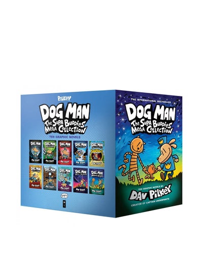 Buy Dog Man: The Supa Buddies Mega Collection: From the Creator of Captain Underpants (Dog Man #1-10 Box Set) in UAE