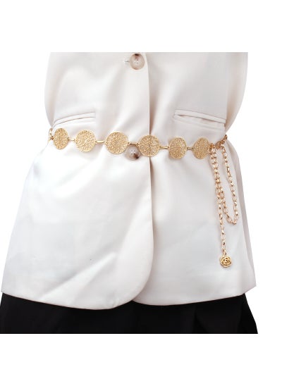 اشتري Ladies Fashion Waist Chain for Dresses and SweatersGolden waist chain Golden waist chain في الامارات