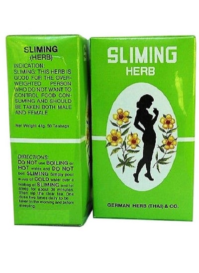 Buy Slimming Diet Fast Slim Detox Lose Weight 50 Tea Bag in UAE