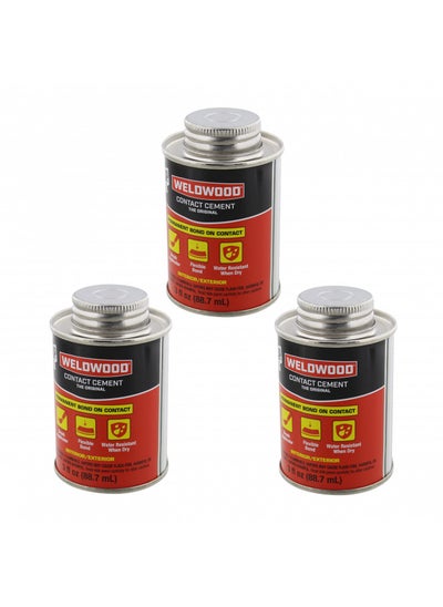 Buy DAP 00107 Weldwood Original Contact Cement,3 oz - 3 Pack in UAE